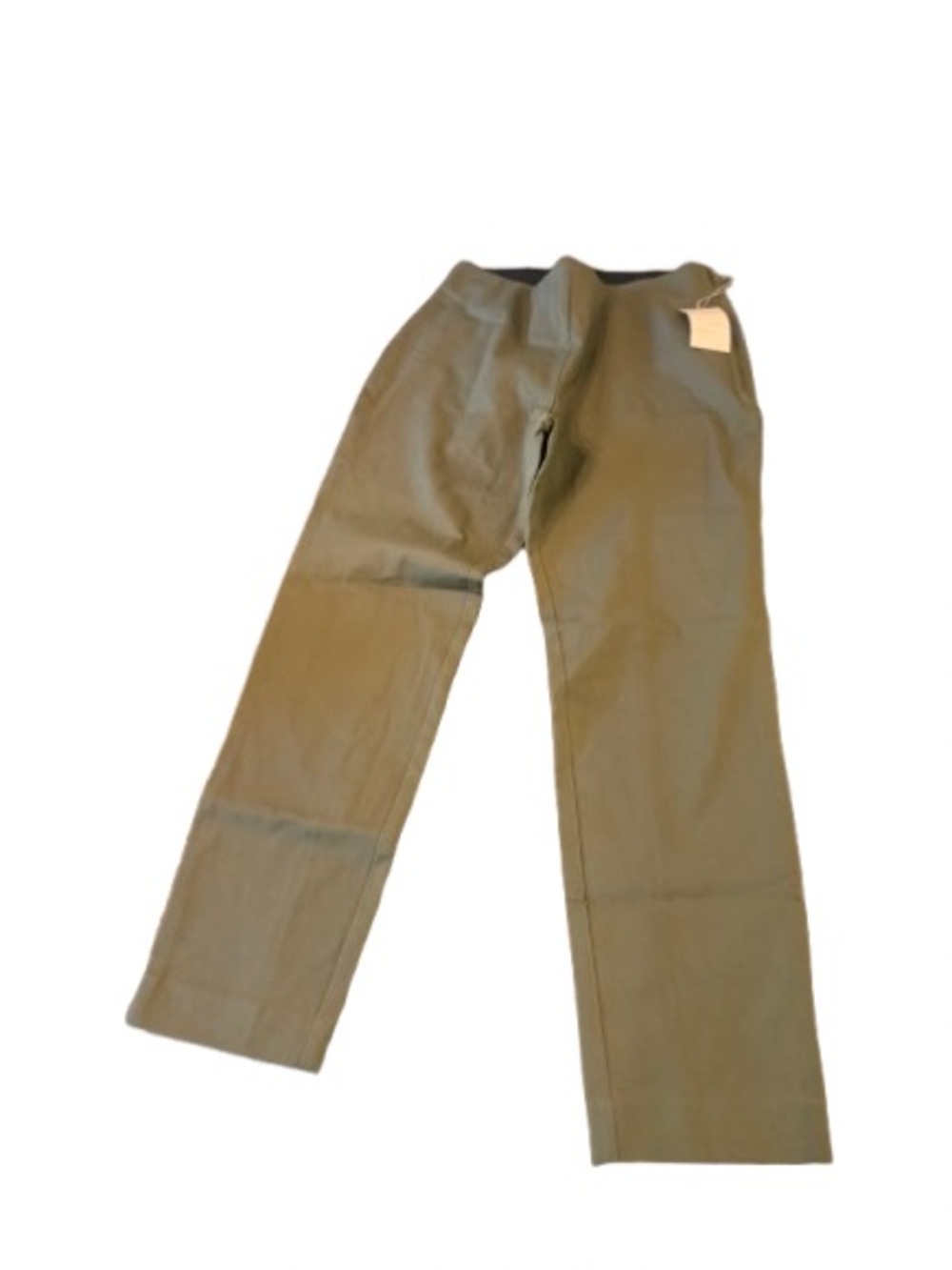 A New Day Olive Green Straight Leg Career Pants Size 6 NWT - Picture 3 of 4